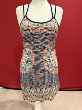 Trixxi Multicolor Printed Strappy Camisole Dress